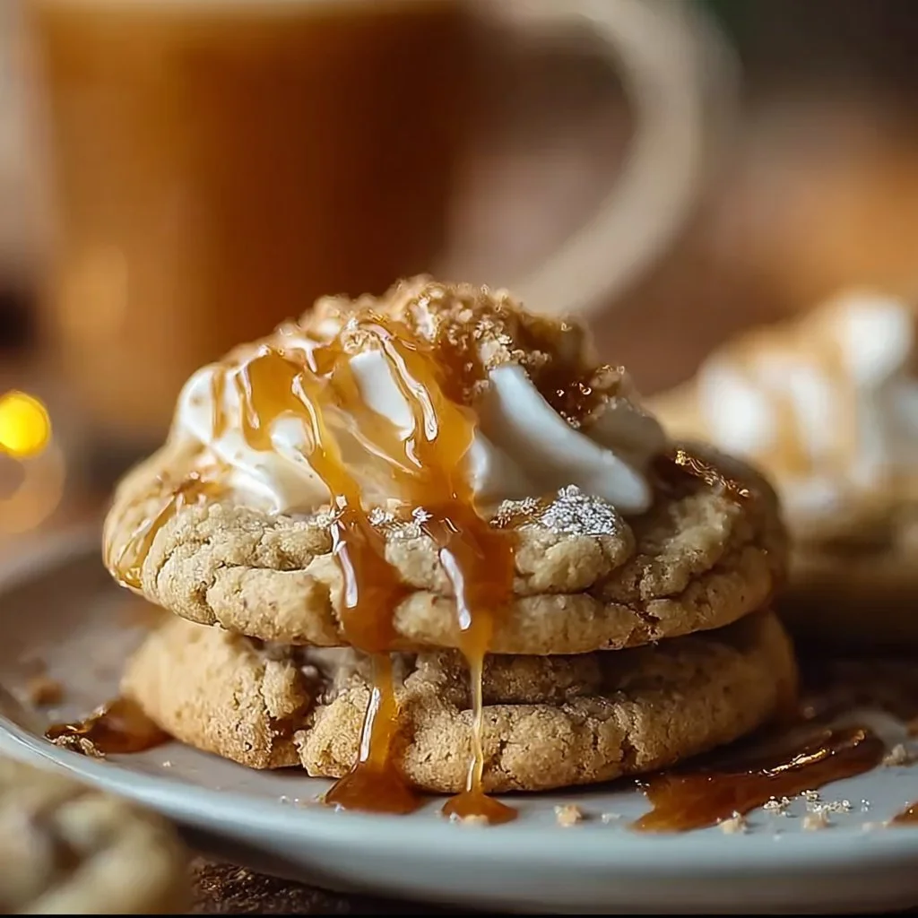 Delicious Harry Potter-themed Butterbeer Cookies ready to enjoy.