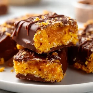 Healthy homemade Butterfingers made with natural ingredients